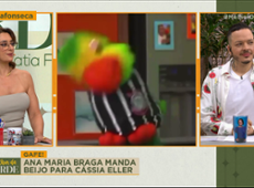 GAFE! Ana Maria Braga MANDA BEIJO para CÁSSIA ELLER | Melhor da Tarde