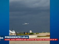 Avião do presidente Lula arremete em tentativa de pouso no interior de SP