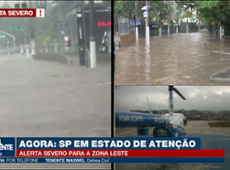 "Choveu 40mm em poucas horas na Zona Leste de SP", diz Defesa Civil