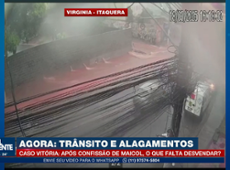 Muro desaba após forte chuva em SP