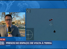 Astronautas 'presos' no espaço retornam à Terra nove meses depois