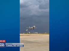 Avião do presidente Lula arremete em tentativa de pouso