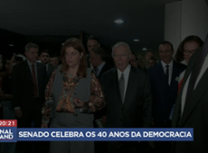 Senado comemora 40 anos da redemocratização com homenagem à Sarney
