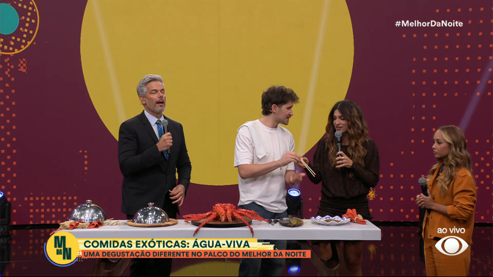 Chef Otto faz degustação de comidas exóticas | Melhor da Noite