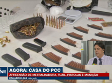 Delegado fala sobre apreensão de armas do PCC