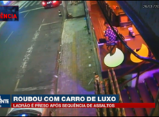 Ladrão faz arrastão utilizando carros de luxo