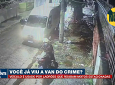 'Vans do crime' roubam motos estacionadas