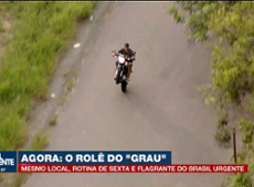 Motoqueiros se reúnem para "darem grau" com motos em SP