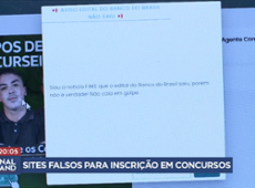 Sites falsos com inscrição em concursos pedem taxas e roubam dados