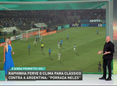 Raphinha aquece o clássico contra a Argentina: “Porrada neles!”