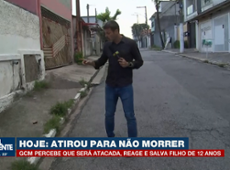 GCM percebe roubo e dá tiro para salvar o filho de 12 anos