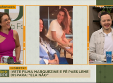 Indireta para VIRGÍNIA? Ivete filma MARQUEZINE e Fê Paes Leme "impede"