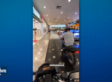 Motoqueiros são presos após "rolê" dentro de shopping