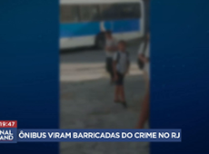 Ônibus viram barricadas do crime no Rio de Janeiro