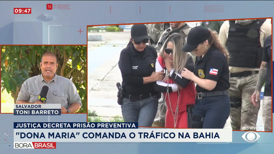 Líder do tráfico na Bahia, Dona Maria tem prisão preventiva decretada