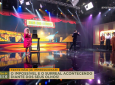 É MÁGICA! Mulher fica SEM CABEÇA no palco do Melhor da Tarde