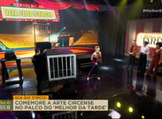 Mágico DESAPARECE no palco do Melhor da Tarde e IMPRESSIONA Catia Fonseca