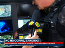 Rota na rua: bandidos correm da polícia em Operação