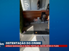 'Patrão do Pó': vida luxuosa e armas banhada a ouro