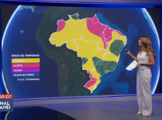 Previsão do tempo: frente fria deve atingir o sul do país