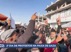 Novos protestos na Faixa de gaza pelo fim do conflito