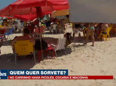 Polícia encontra cocaína e maconha em carrinho de sorvete