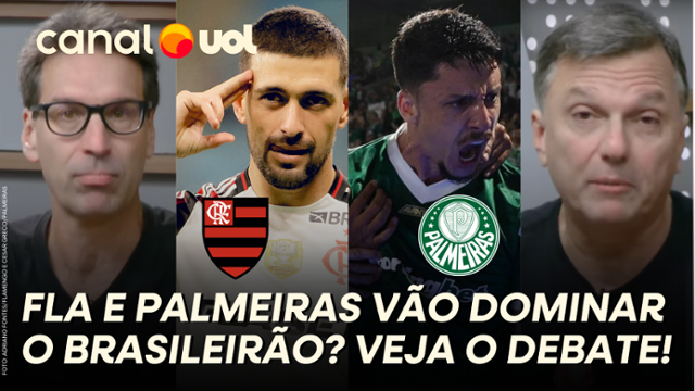 Flamengo e Palmeiras vão dominar a briga pelo Brasileirão? Arnaldo e Mauro debatem!