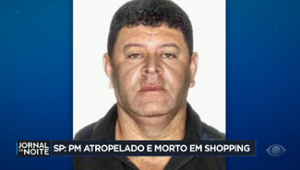 PM morre atropelado em estacionamento de shopping em SP