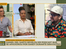Ator DANIEL DEL SARTO revela que se APAIXONOU por SANDY! | Melhor da Tarde