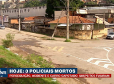 Três policiais morrem em acidente após perseguição no Rio de Janeiro