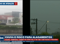 “Há possibilidade de transbordamento de córregos”, informa o CGE