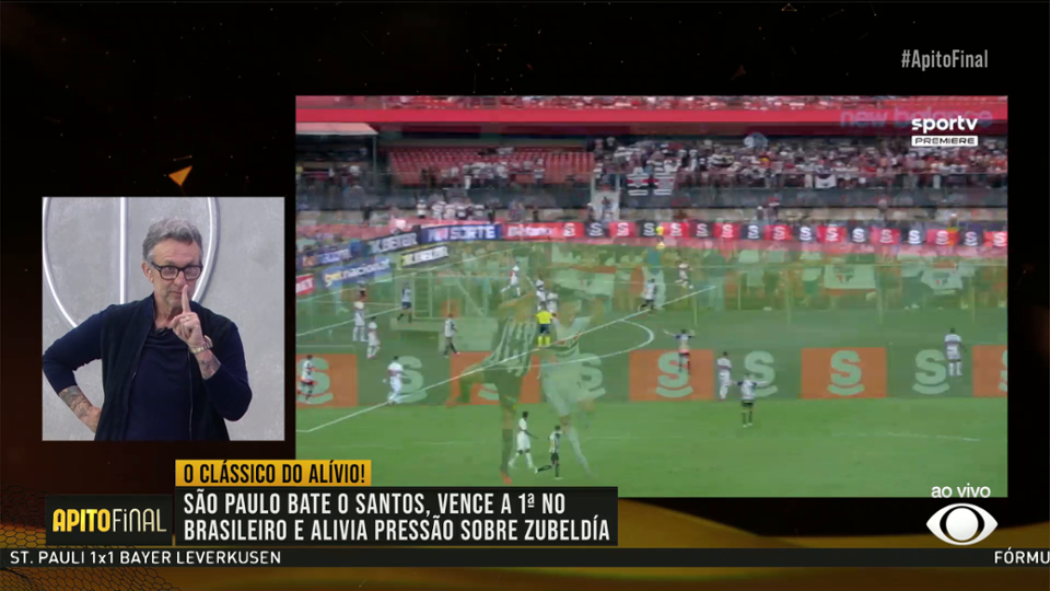 São Paulo mereceu a vitória contra o Santos? Craque Neto opina