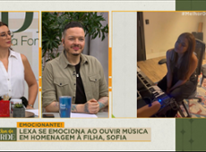 Lexa se emociona e chora ao ouvir música em homenagem à filha