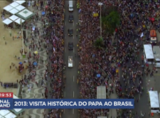 Papa reuniu multidão em visita histórica ao Brasil em 2013