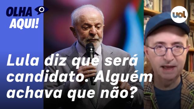 Reinaldo: Lula anuncia ser candidato, e isso não é um segredo para ninguém  