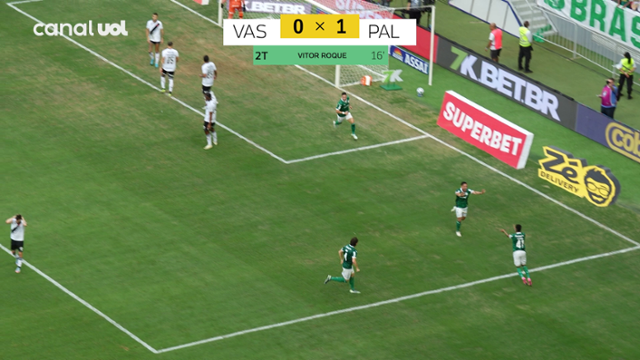 Vitor Roque - Vasco 0 X 1 Palmeiras - Brasileirão 2025