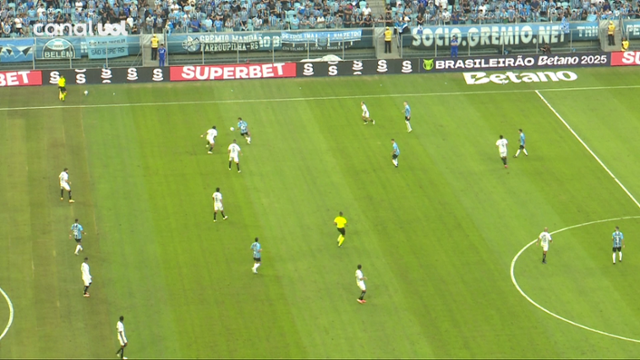 Gol Cristian Oliveira - Grêmio 1 X 0 Santos - Brasilerão 2025