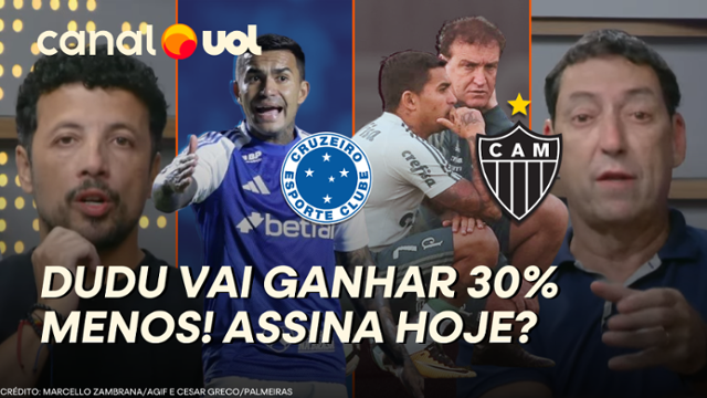 PVC: Dudu no Atlético-MG vai ganhar salário 30% menor do que no Cruzeiro