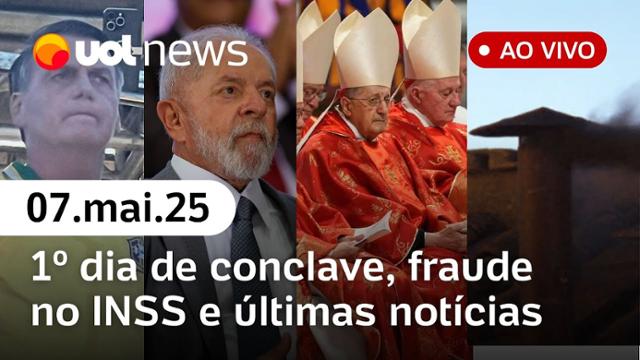 UOL News 2ª Edição com Diego Sarza | Programa Completo | 07 de maio de 2025