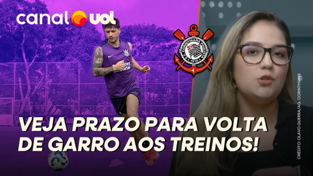 Garro entra em fase final de tratamento no joelho; veja prazo de volta aos treinos no Corinthians