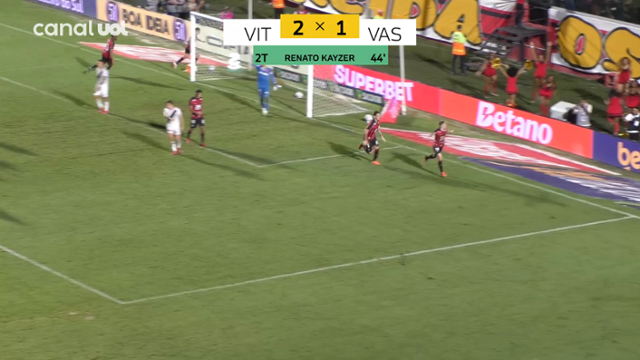 Gol Renato Krayzer  - Vitoria 2 X 1 Vasco - Brasileirão 2025