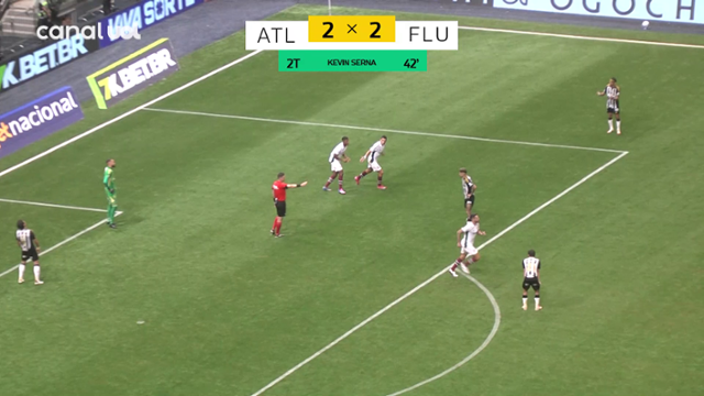 Gol Kevin Serna - Atlético-MG 3 X 2 Fluminense - Brasileirão 2025
