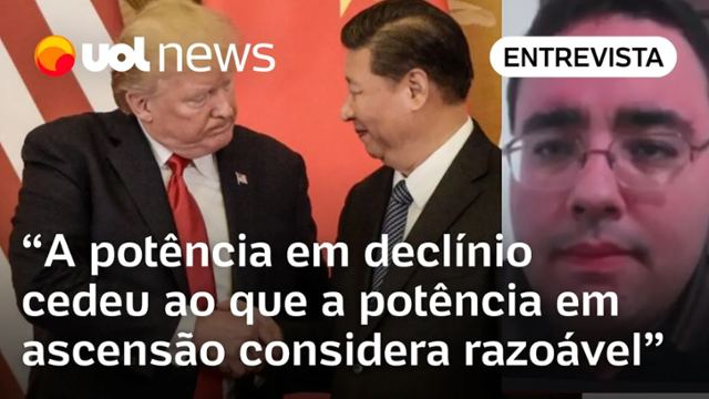 Acordo com a China após 'tarifaço' é derrota para Trump, diz analista