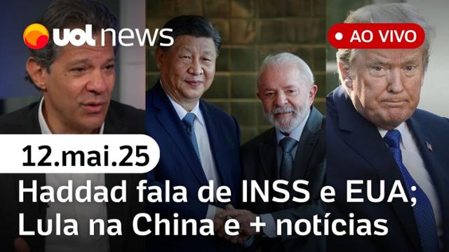 UOL News 1ª Edição com Fabíola Cidral | Programa Completo | 12 de maio de 2025