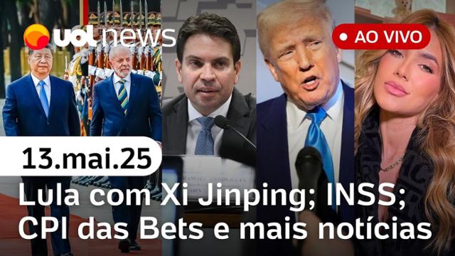  UOL News 1ª Edição com Fabíola Cidral | Programa Completo | 13 de maio de 2025