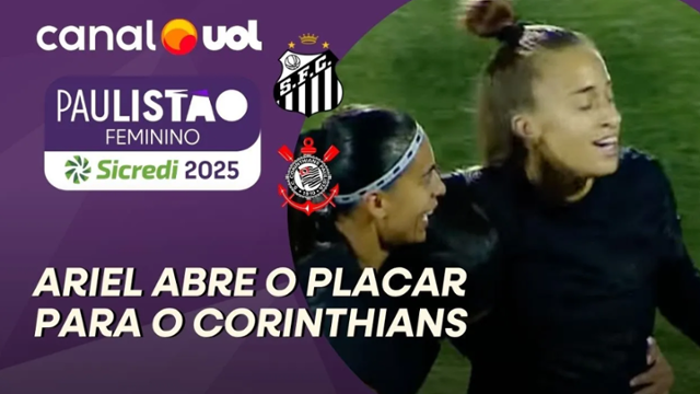 Gol Ariel - Santos 0 x 1 Corinthians - Paulistão Feminino 2025