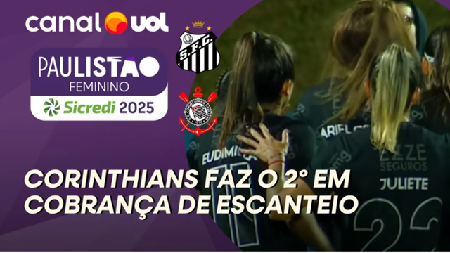 Gol Ariel - Santos 0 x 3 Corinthians - Paulistão Feminino 2025