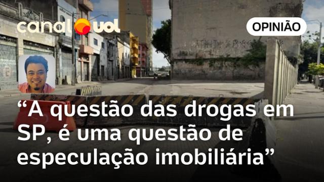 Sakamoto: soluções para cracolândia vão ao encontro dos interesses imobiliários e não necessariamente dos sociais
