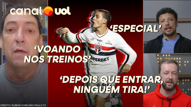'Esse garoto é especial!' Eder e Hernan trazem bastidores de como Lucca é visto no São Paulo