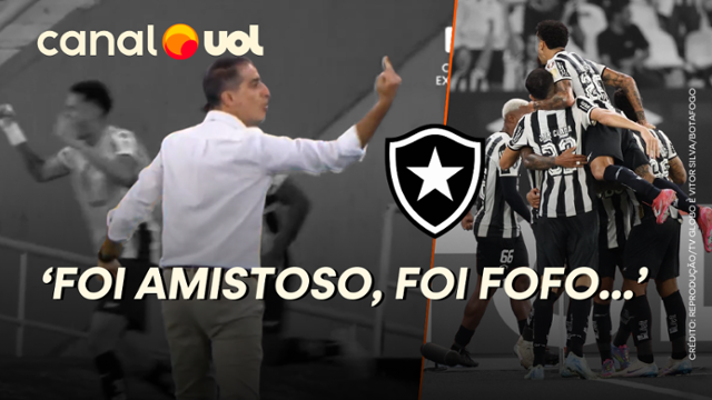 Por que Renato Paiva fez gesto obsceno para membro da comissão técnica em gol do Botafogo?